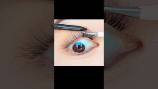 HOW to apply false Lashes hack✨️falselasheshackwingeyelinerforhoodedeyesytshorts [upl. by Seagraves]