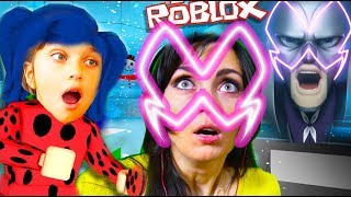 roblox БРАЖНИК забрал МАМУ Леди Баг СПАСАЕТ и СуперКот роблокс видео для детей детский летсплей [upl. by Putscher]