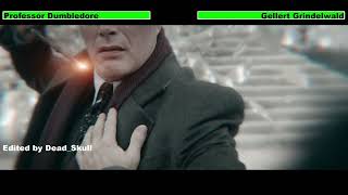 Professor Dumbledore vs Gellert Grindelwald with healthbars [upl. by Gregoor]