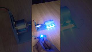 Glowing 12v LED with a bldc motor generator PraveenDN [upl. by Aiceila]