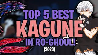 Top 5 Best Kagunes in RoGhoul 2023  RoGhoul [upl. by Annal]