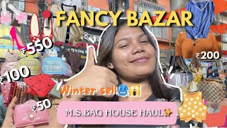 MS BAG HOUSE FANCY BAZAR 📍 NOVEMBER WINTER SALE 🥶🙀 FANCY BAZAR  travelwithrubi fancybazaar [upl. by Renwick]