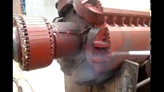 Alternator Rotor Cleaning by Dry Ice [upl. by Nelle]