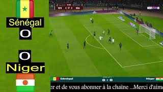 Match Sénégal vs Niger en direct amical Résultat du match Simulation Gameplay PC PES 2021 [upl. by Nitneuq]