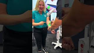 Vein Finding for IV insertions Vein Finder Demo  How to find difficult veins [upl. by Aiuqes875]