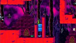 Jazz Jackrabbit 2 Flashback Medieval Kineval  Gargoyles Lair Secret Level  Jazz gameplay [upl. by Zetnauq]