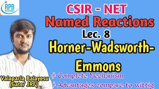 Horner  Wadsworth  Emmons  Modified wittig Reaction  cc bond formation  its advantages [upl. by Neicul429]