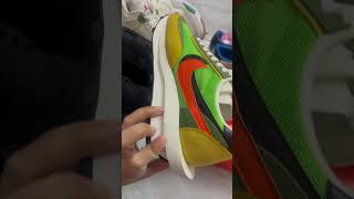 A Sacai x Nike LDV Waffle Yellow Green Orange mksolein [upl. by Zoilla]