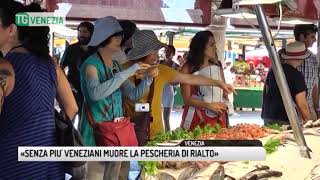 TG VENEZIA 07082018  «SENZA PIU VENEZIANI MUORE LA PESCHERIA DI RIALTO» [upl. by Enal]