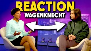 Unglaubliches Interview von Wagenknecht bei Maischberger Reaction [upl. by Sillek677]