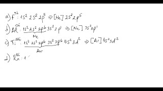 Write the electron configuration for each of the following atoms Chapter 5 … [upl. by Benita]