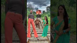 Funny train vs sand sculpture special effects on the dancing girl amp gta figfoot New magical train [upl. by Seena979]