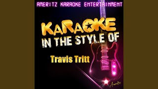 Something Stronger Than Me In the Style of Travis Tritt Karaoke Version [upl. by Notxarb]