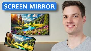 How to Screen Mirror iPhone to Samsung TV 2024 [upl. by Stoughton]