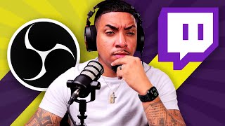 How to Stream to Twitch using OBS Studio BEST SETTINGS [upl. by Sobel]