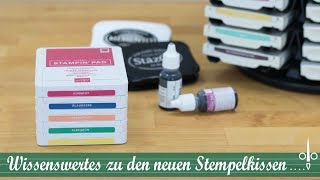 Neue Stempelkissen  Das musst Du wissen  Stempelklasse 21  Produktwissen  Stampin Up [upl. by Lew662]