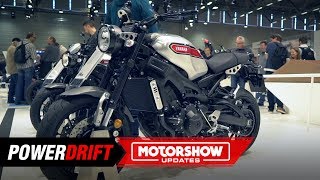 2019 Yamaha XSR 700 and 900  Yamaha MT with a retro twist  Intermot 2018  PowerDrift [upl. by Esir822]