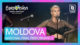 Natalia Barbu  In The Middle  Moldova 🇲🇩  National Final Performance  Eurovision 2024 [upl. by Jemie473]