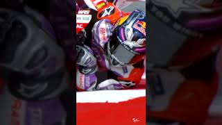 Jorge Martins ridiculous lean angle 🤯  2023 CatalanGP [upl. by Davida160]