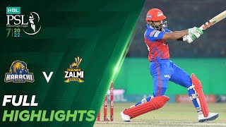 Full Highlights  Karachi Kings vs Peshawar Zalmi  Match 11  HBL PSL 7  ML2T [upl. by Corinna566]