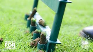 Aeration for Lawns  Great Lawns Made Simple [upl. by Eey]