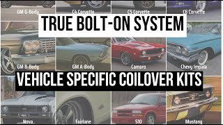 Vehicle Specific Coilover Kits are a true bolton system [upl. by Slotnick436]