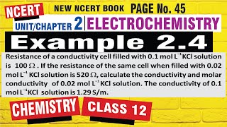 example 24 chemistry class 12  example 24 chemistry class 12 electrochemistry  example 24 [upl. by Targett383]