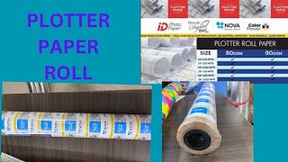 PLOTTER PAPER ROLL [upl. by Darum]