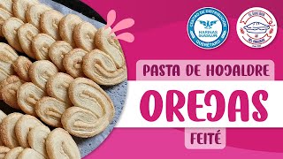 Orejas de pasta de hojaldre  Feité [upl. by Eerehs]