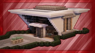 Minecraft How To Build A Modern Mansion Tutorial 8 [upl. by Jeanna]