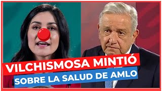 Así MINTIÓ la VILCHISMOSA sobre la SALUD de AMLO y quedó en RIDÍCULO [upl. by Cinda]