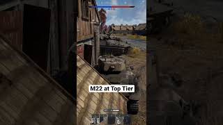 M22 at TOP TIER warthunder shorts [upl. by Atse]