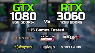 GTX 1080 vs RTX 3060  Test In 15 Games [upl. by Rolanda]