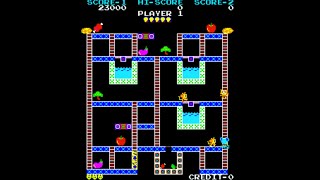 Super Mouse Arcade Longplay 1982 Taito Corporation [upl. by Eimmac]