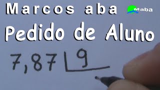 DIVISÃO  Aula 23 Pedido de aluno [upl. by Jacobina]