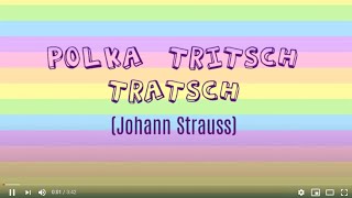 MUSICOGRAMA POLKA TRITSCH TRATSCH [upl. by Uird217]