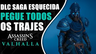 COMO CONSEGUIR TODOS OS TRAJES DA DLC SAGA ESQUECIDA EM AC VALHALLA [upl. by Cyprio]