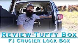 Tuffy Box for FJ Cruiser Review [upl. by Ahgem274]