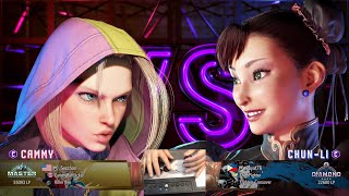 Kuya Kalbo SF6 Casual Match Roundup Chun Li 4 star Diamond Rank Hori Fight Stick [upl. by Ibrab]