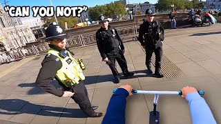 Scooter Tricks Vs The Police [upl. by Auohs]