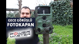 Powermaster Fotokapan İnceleme  16 MP 1080P 42 Ledli 120 Derece PIR Sensörlü Kamuflaj Kamera [upl. by Terb273]