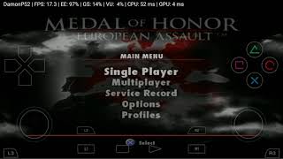 DamonPS2 PRO Medal of Honor Allied Assault on Android [upl. by Aelgna]