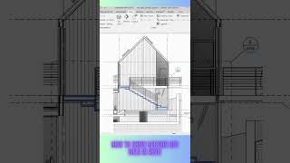 How to show section cut view in Revit architecture shorts [upl. by Paulson487]