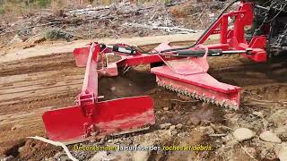 Niveleuse pour tracteur WilBe  Tractor grader WilBe [upl. by Beffrey]