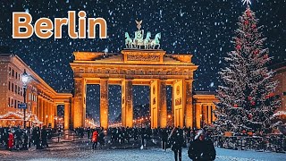 🇩🇪 Berlin A Cold December Walk in Germany Capital City in 4K HDR  Brandenburg to Alexanderplatz [upl. by Artened914]