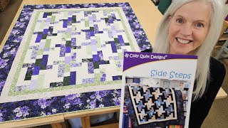 quotSIDE STEPSquot QUILT FULL TUTORIAL [upl. by Chud]