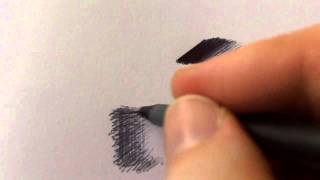 Ball Point Pen Shading Techniques [upl. by Yra281]