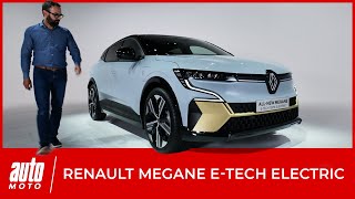 Nouvelle Renault MeganE ETech électrique  découverte et intérieur en détail [upl. by Esinal]