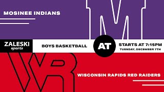 Mosinee at Wisconsin Rapids  2021 WIAA Boys Basketball [upl. by Yerocaj610]