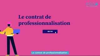 Les contrats dalternance  le contrat de professionnalisation [upl. by Julianna324]